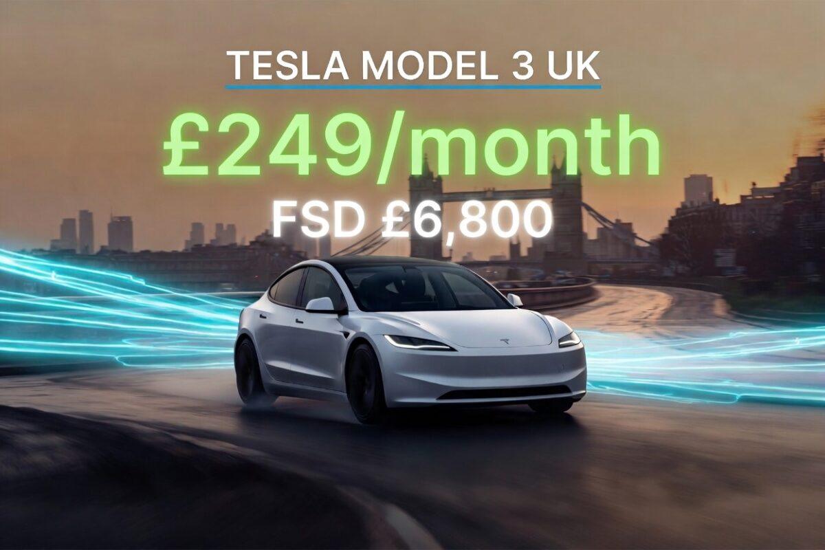 Tesla Model 3 From £249/month – But What About FSD?